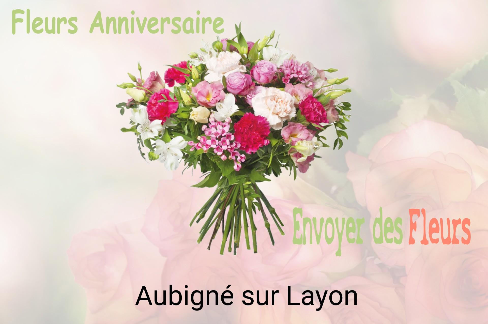 Bouquet de fleurs d’anniversaire livré à Aubigné-sur-Layon