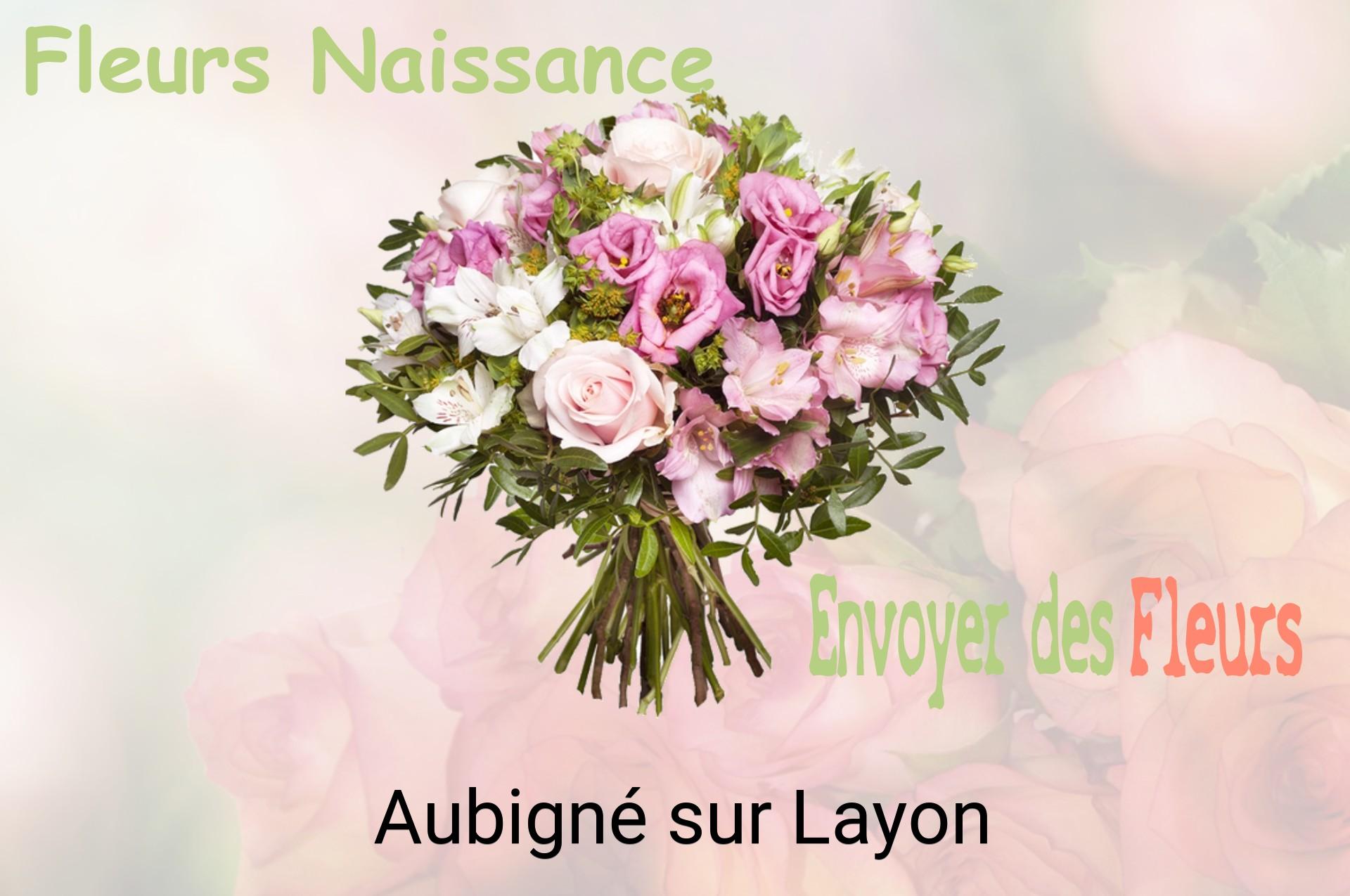 Bouquet de fleurs de naissance livré à Aubigné-sur-Layon